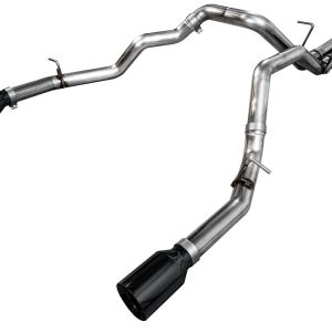 AWE Tuning Exhaust System Kit, 0FG Cat-Back System, Stainless Steel, With Muffler, Dual Exhaust with Dual Exits, Rear Exit – 3015-33530