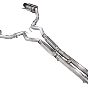 AWE Tuning Exhaust System Kit, Touring Edition Cat-Back System, Stainless Steel, Without Muffler, Dual Exhaust with Dual Outlet – 3015-33650