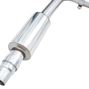 AWE Tuning Exhaust System Kit, Touring Edition Cat-Back System, Stainless Steel, Without Muffler, Single Exhaust with Dual Outlet – 3015-33658