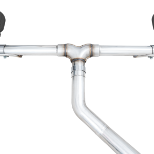 AWE Tuning Exhaust System Kit, Touring Edition Cat-Back System, Stainless Steel, Without Muffler, Single Exhaust with Dual Outlet – 3015-33658