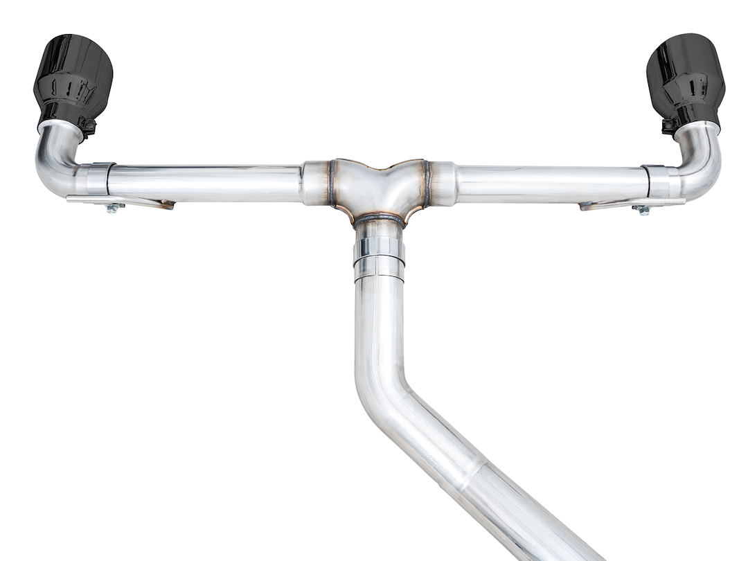 AWE Tuning Exhaust System Kit, Touring Edition Cat-Back System, Stainless Steel, Without Muffler, Single Exhaust with Dual Outlet – 3015-33658