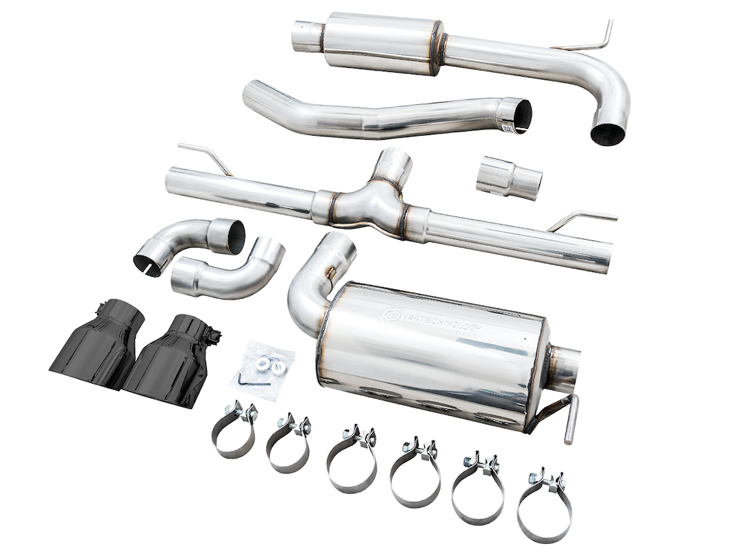AWE Tuning Exhaust System Kit, Touring Edition Cat-Back System, Stainless Steel, Without Muffler, Single Exhaust with Dual Outlet – 3015-33658