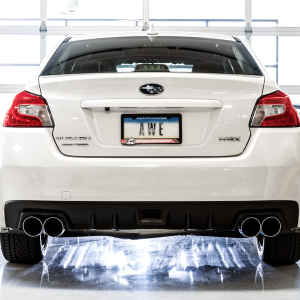 AWE Tuning Exhaust System Kit, Touring Edition Cat-Back System, Stainless Steel, Without Muffler, Single Exhaust with Dual Exits – 3015-42098