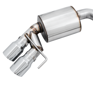 AWE Tuning Exhaust System Kit, Touring Edition Cat-Back System, Stainless Steel, Without Muffler, Dual Exhaust with Dual Exits, Rear Exit – 3015-42102