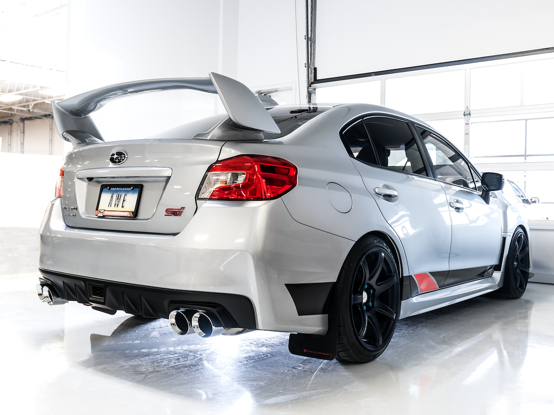 AWE Tuning Exhaust System Kit, Touring Edition Cat-Back System, Stainless Steel, Without Muffler, Single Exhaust with Dual Outlet – 3015-42104