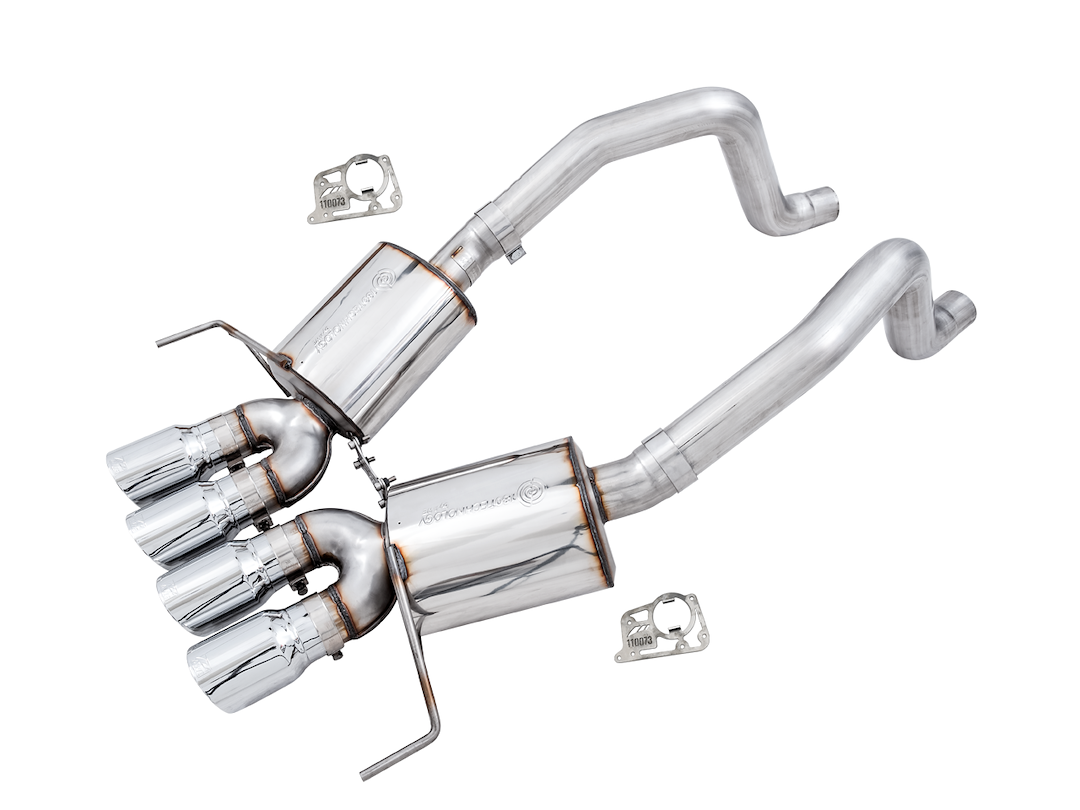 AWE Tuning Exhaust System Kit, Touring Edition Axle-Back System, Stainless Steel, Without Muffler, Single Exhaust with Single Outlet – 3015-42133