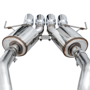 AWE Tuning Exhaust System Kit, Touring Edition Axle-Back System, Stainless Steel, Without Muffler, Single Exhaust with Single Outlet – 3015-42133