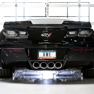 AWE Tuning Exhaust System Kit, Touring Edition Axle-Back System, Stainless Steel, Without Muffler, Single Exhaust with Single Outlet – 3015-42133