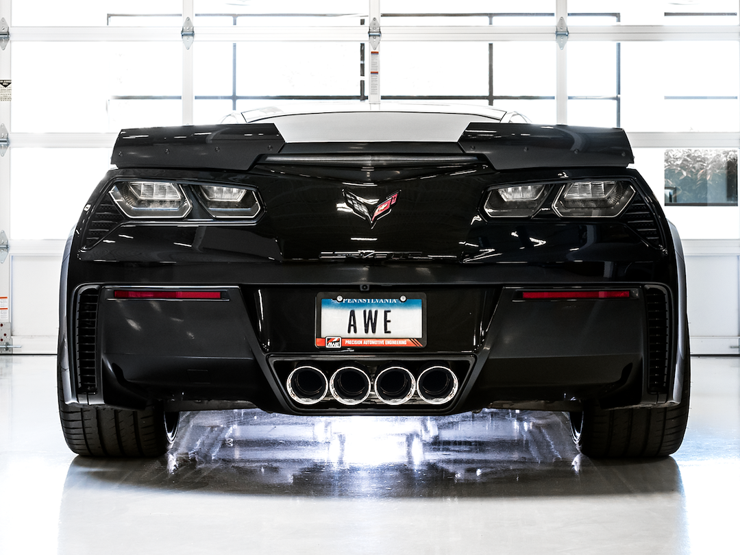 AWE Tuning Exhaust System Kit, Touring Edition Axle-Back System, Stainless Steel, Without Muffler, Single Exhaust with Single Outlet – 3015-42133