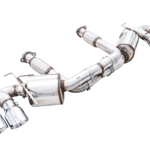 AWE Tuning Exhaust System Kit, Touring Edition Cat-Back System, Stainless Steel, Without Muffler, Dual Exhaust with Dual Outlet – 3015-42151