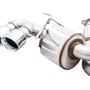 AWE Tuning Exhaust System Kit, Touring Edition Cat-Back System, Stainless Steel, Without Muffler, Dual Exhaust with Dual Outlet – 3015-42151