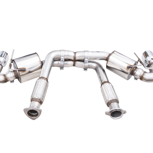 AWE Tuning Exhaust System Kit, Touring Edition Cat-Back System, Stainless Steel, Without Muffler, Dual Exhaust with Dual Outlet – 3015-42151