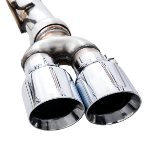 AWE Tuning Exhaust System Kit, 0FG Cat-Back System, Stainless Steel, Without Muffler, Single Exhaust with Dual Exits, Rear Exit – 3015-42203