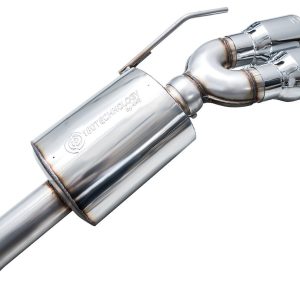 AWE Tuning Exhaust System Kit, Touring Edition Cat-Back System, T304 Stainless Steel, With Muffler, Dual Exhaust with Dual Exits – 3015-42625