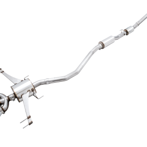 AWE Tuning Exhaust System Kit, Touring Edition Cat-Back System, Stainless Steel, Without Muffler, Single Exhaust with Triple Exit – 3015-42666