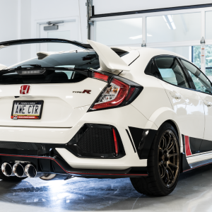 AWE Tuning Exhaust System Kit, Touring Edition Cat-Back System, Stainless Steel, Without Muffler, Single Exhaust with Triple Exit – 3015-42666