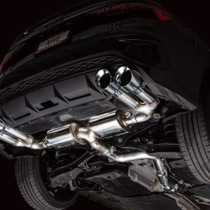 AWE Tuning Exhaust System Kit, Touring Edition Cat-Back System, Stainless Steel, With Muffler, Single Exhaust with Dual Exit, Rear Exit – 3015-42897