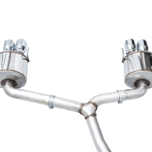 AWE Tuning Exhaust System Kit, Touring Edition Cat-Back System, Stainless Steel, With Muffler, Single Exhaust, Quad Rear Exit – 3015-42979