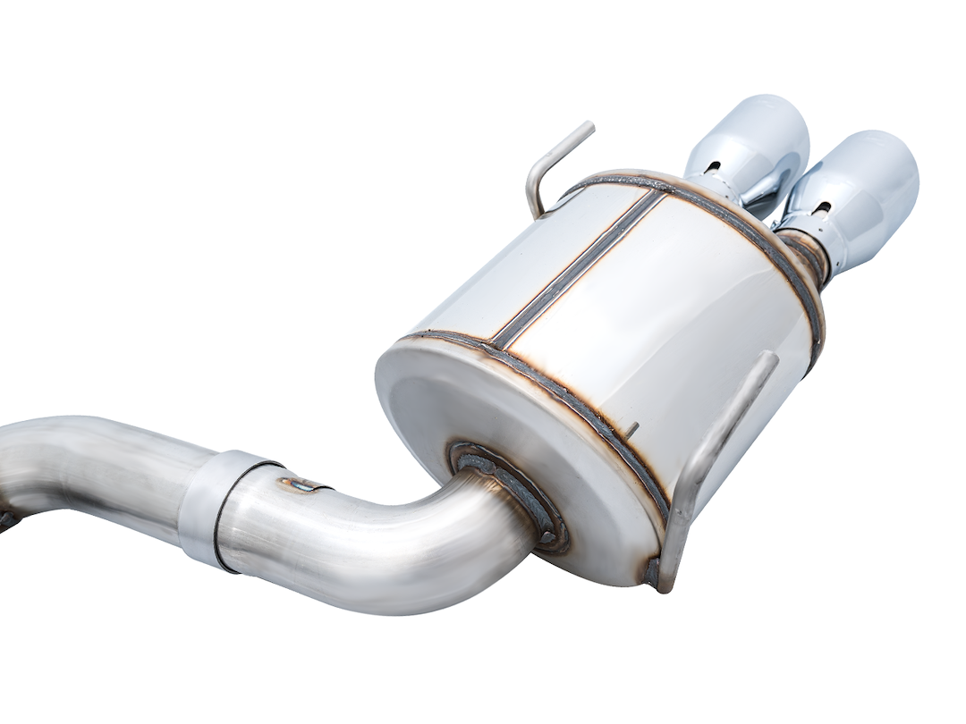 AWE Tuning Exhaust System Kit, Touring Edition Cat-Back System, Stainless Steel, With Muffler, Single Exhaust, Quad Rear Exit – 3015-42979