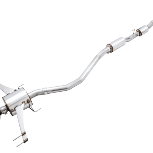 AWE Tuning Exhaust System Kit, Touring Edition Cat-Back System, Stainless Steel, Without Muffler, Single Exhaust with Triple Exit – 3015-43000