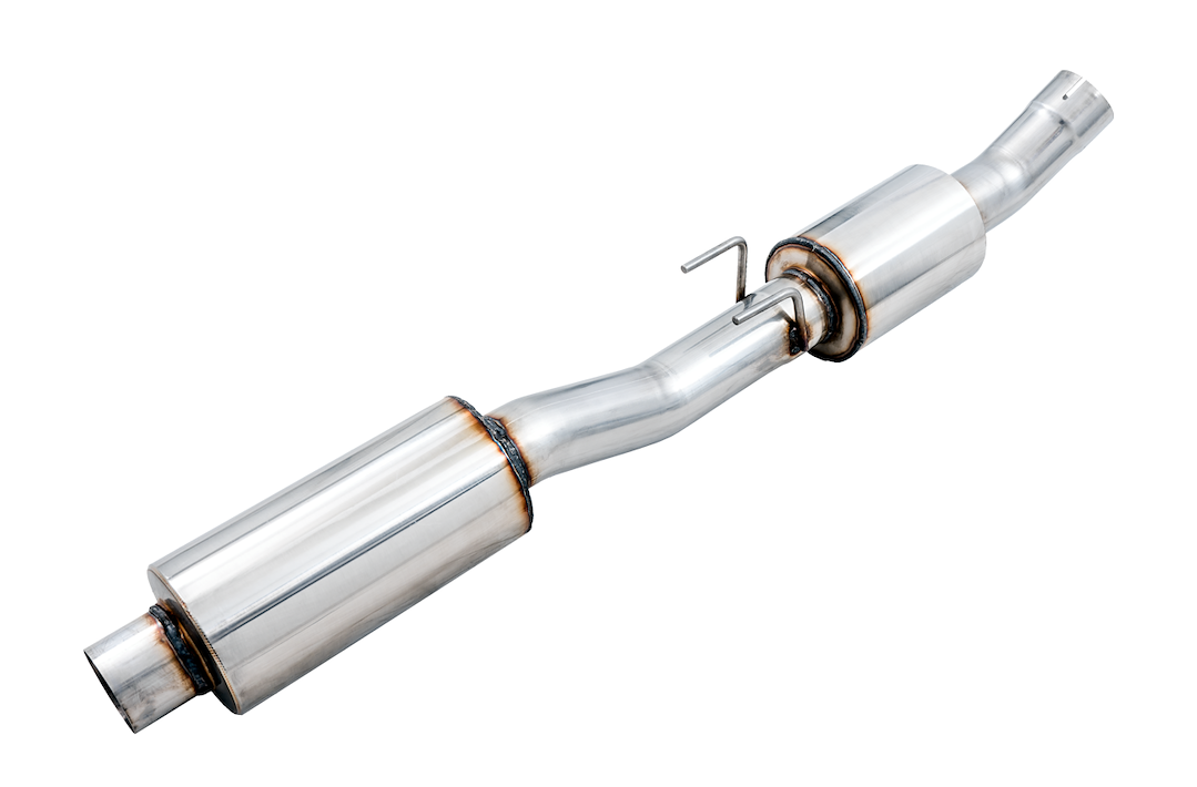 AWE Tuning Exhaust System Kit, Touring Edition Cat-Back System, Stainless Steel, Without Muffler, Single Exhaust with Triple Exit – 3015-43000