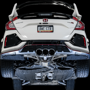AWE Tuning Exhaust System Kit, Touring Edition Cat-Back System, Stainless Steel, Without Muffler, Single Exhaust with Triple Exit – 3015-43000