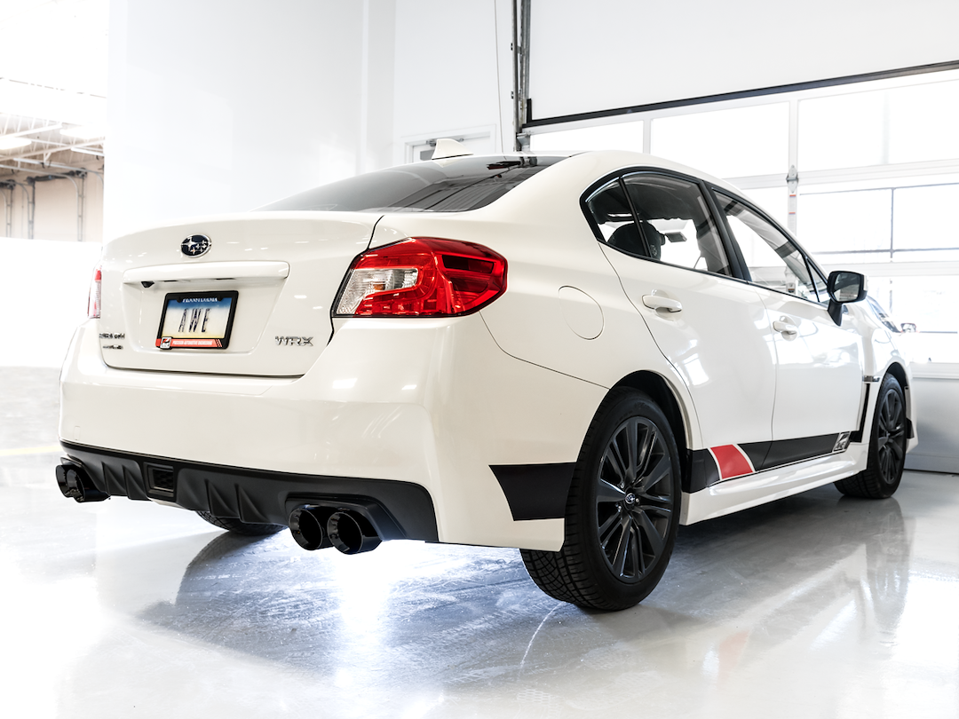 AWE Tuning Exhaust System Kit, Touring Edition Cat-Back System, Stainless Steel, Without Muffler, Single Exhaust with Dual Exits – 3015-43102