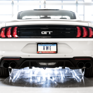 AWE Tuning Exhaust System Kit, Touring Edition Cat-Back System, Stainless Steel, Without Muffler, Dual Exhaust with Dual Exits, Rear Exit – 3015-43106