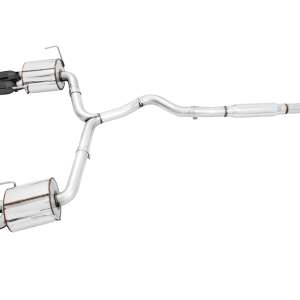 AWE Tuning Exhaust System Kit, Touring Edition Cat-Back System, Stainless Steel, With Muffler, Single Exhaust with Dual Outlet, Rear Exit – 3015-43108