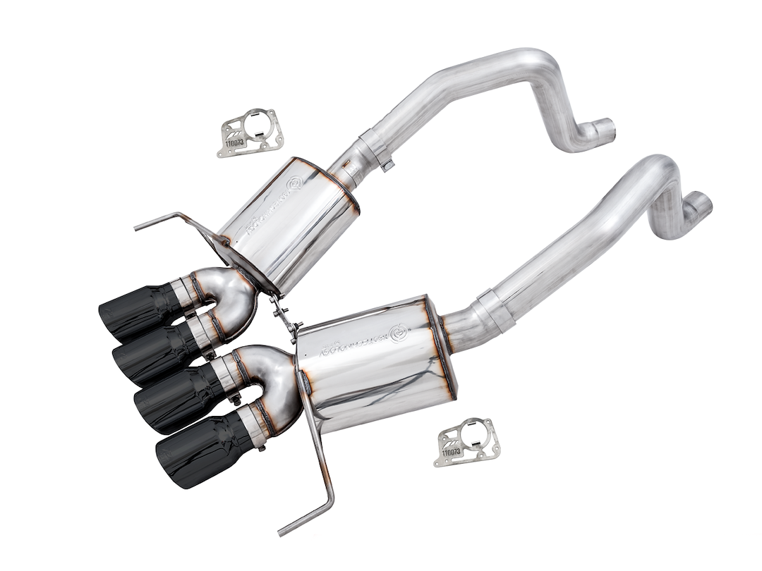 AWE Tuning Exhaust System Kit, Touring Edition Axle-Back System, Stainless Steel, Without Muffler, Single Exhaust with Single Outlet – 3015-43143