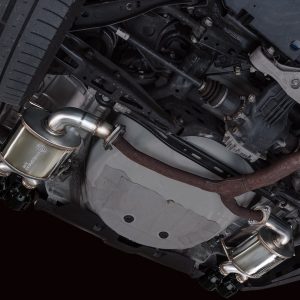 AWE Tuning Exhaust System Kit, Touring Edition Axle-Back System, Stainless Steel, With Muffler, Dual Exhaust with Dual Exits, Side Exit – 3015-43424