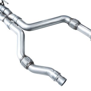 AWE Tuning Exhaust System Kit, Touring Edition Cat-Back System, T304 Stainless Steel, With Muffler, Dual Exhaust with Dual Exits – 3015-43625