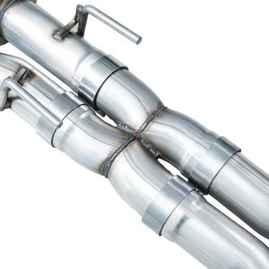 AWE Tuning Exhaust System Kit, Touring Edition Cat-Back System, T304 Stainless Steel, With Muffler, Dual Exhaust with Dual Exits – 3015-43625
