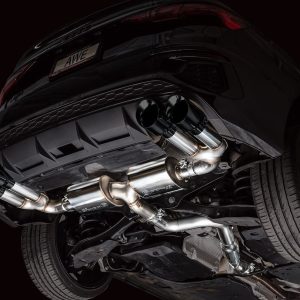 AWE Tuning Exhaust System Kit, Touring Edition Cat-Back System, Stainless Steel, With Muffler, Single Exhaust with Dual Exit, Rear Exit – 3015-43897