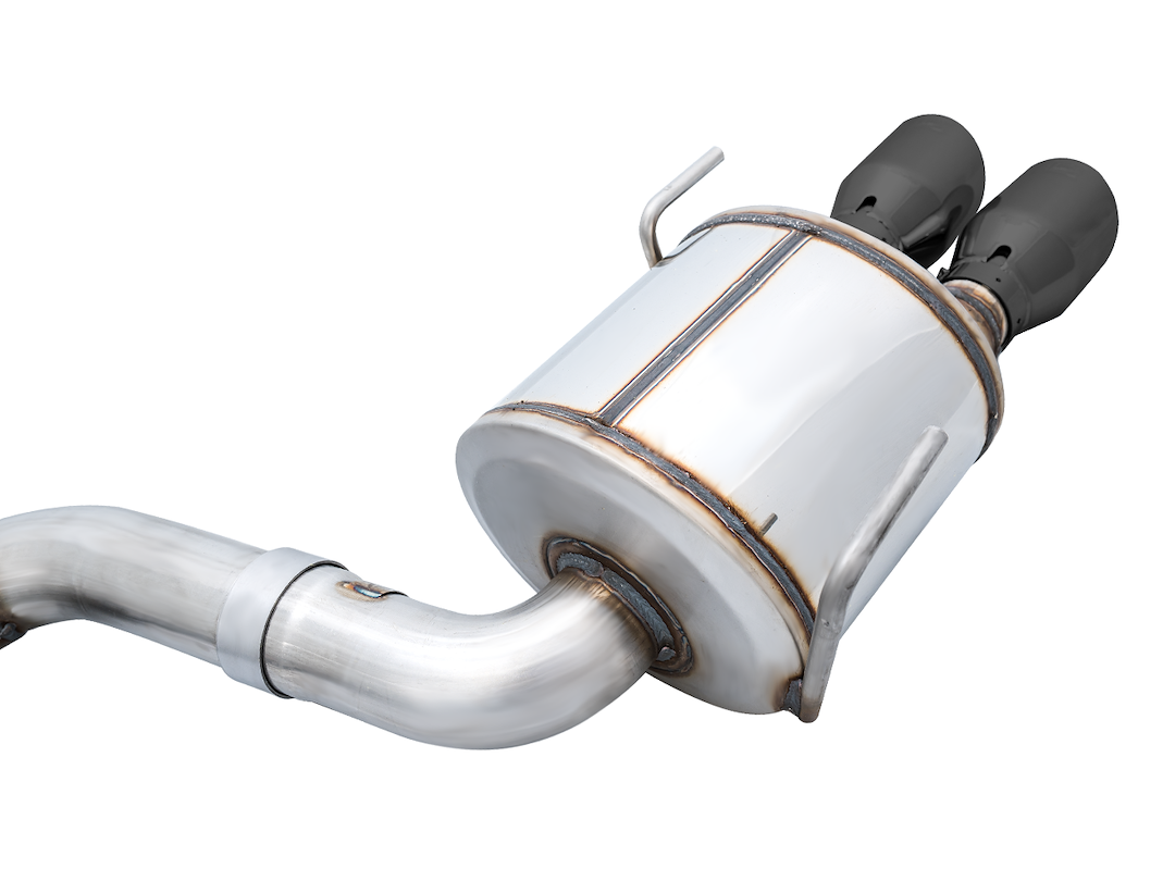 AWE Tuning Exhaust System Kit, Touring Edition Cat-Back System, Stainless Steel, With Muffler, Single Exhaust, Quad Rear Exit – 3015-43979