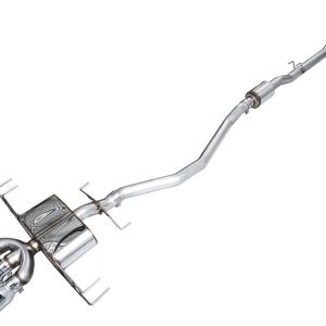 AWE Tuning Exhaust System Kit, Touring Edition Cat-Back System, Stainless Steel, With Muffler, Single Exhaust with Triple Outlet – 3015-52335