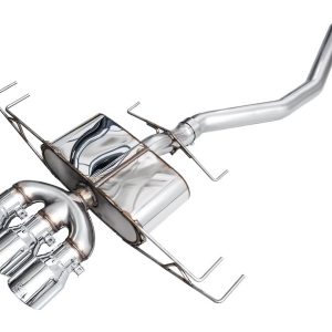 AWE Tuning Exhaust System Kit, Touring Edition Cat-Back System, Stainless Steel, With Muffler, Single Exhaust with Triple Outlet – 3015-52335