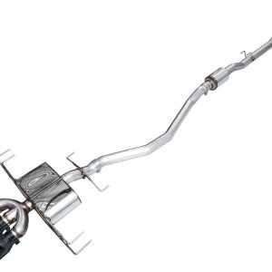 AWE Tuning Exhaust System Kit, Touring Edition Cat-Back System, Stainless Steel, With Muffler, Single Exhaust with Triple Outlet – 3015-53335