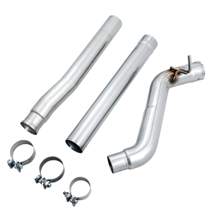 AWE Tuning Exhaust Pipe Intermediate, 3 Inch Diameter, Stainless Steel, Non-Resonated – 3020-11003