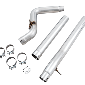 AWE Tuning Exhaust Pipe Intermediate, 3 Inch Diameter, Stainless Steel, Non-Resonated – 3020-11005
