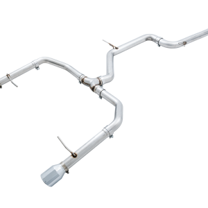 AWE Tuning Exhaust System Kit, Track Edition Cat-Back System, Stainless Steel, Without Muffler, Single Exhaust with Dual Outlet – 3020-22034