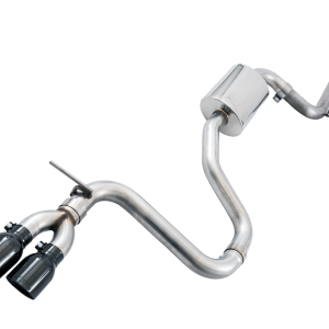 AWE Tuning Exhaust System Kit, Track Edition Cat-Back System, Stainless Steel, Without Muffler, Single Exhaust with Dual Outlet – 3020-23022