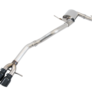 AWE Tuning Exhaust System Kit, Track Edition Cat-Back System, Stainless Steel, Without Muffler, Single Exhaust with Dual Exit, Rear Exit – 3020-23028