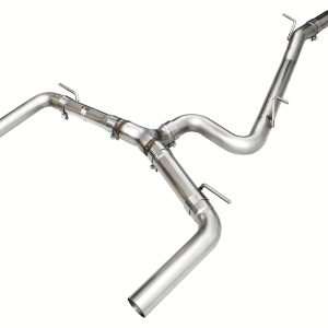 AWE Tuning Exhaust System Kit, Track Edition Cat-Back System, Stainless Steel, Without Muffler, Single Exhaust with Dual Outlet – 3020-31389