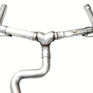 AWE Tuning Exhaust System Kit, Track Edition Cat-Back System, Stainless Steel, Without Muffler, Single Exhaust with Dual Outlet – 3020-31389