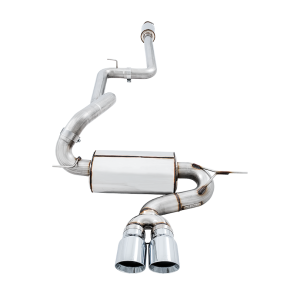 AWE Tuning Exhaust System Kit, Touring Edition Cat-Back System, Stainless Steel, Without Muffler, Single Exhaust with Single Outlet – 3020-32038
