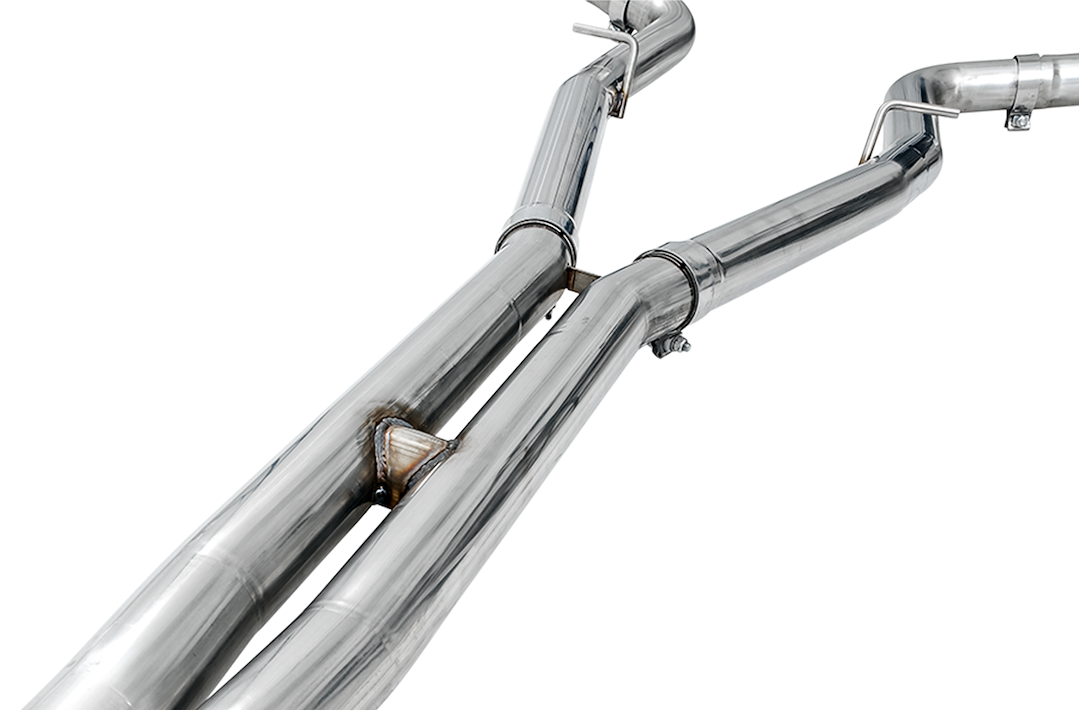 AWE Tuning Exhaust System Kit, Touring Edition Cat-Back System, Stainless Steel, Without Muffler, Single Exhaust with Single Outlet – 3020-32056