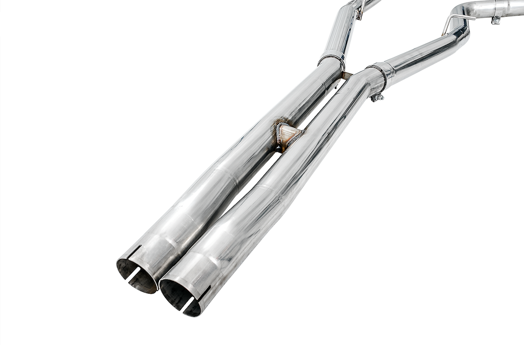 AWE Tuning Exhaust System Kit, Touring Edition Cat-Back System, Stainless Steel, Without Muffler, Single Exhaust with Single Outlet – 3020-32056