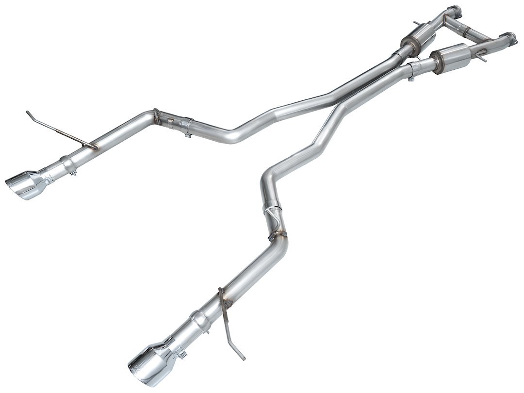 AWE Tuning Exhaust System Kit, Track Edition Cat-Back System, Stainless Steel, With Mufflers, Dual Exhaust with Dual Outlet, Rear Exit – 3020-32575