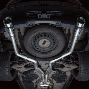 AWE Tuning Exhaust System Kit, Track Edition Cat-Back System, Stainless Steel, With Mufflers, Dual Exhaust with Dual Outlet, Rear Exit – 3020-32575